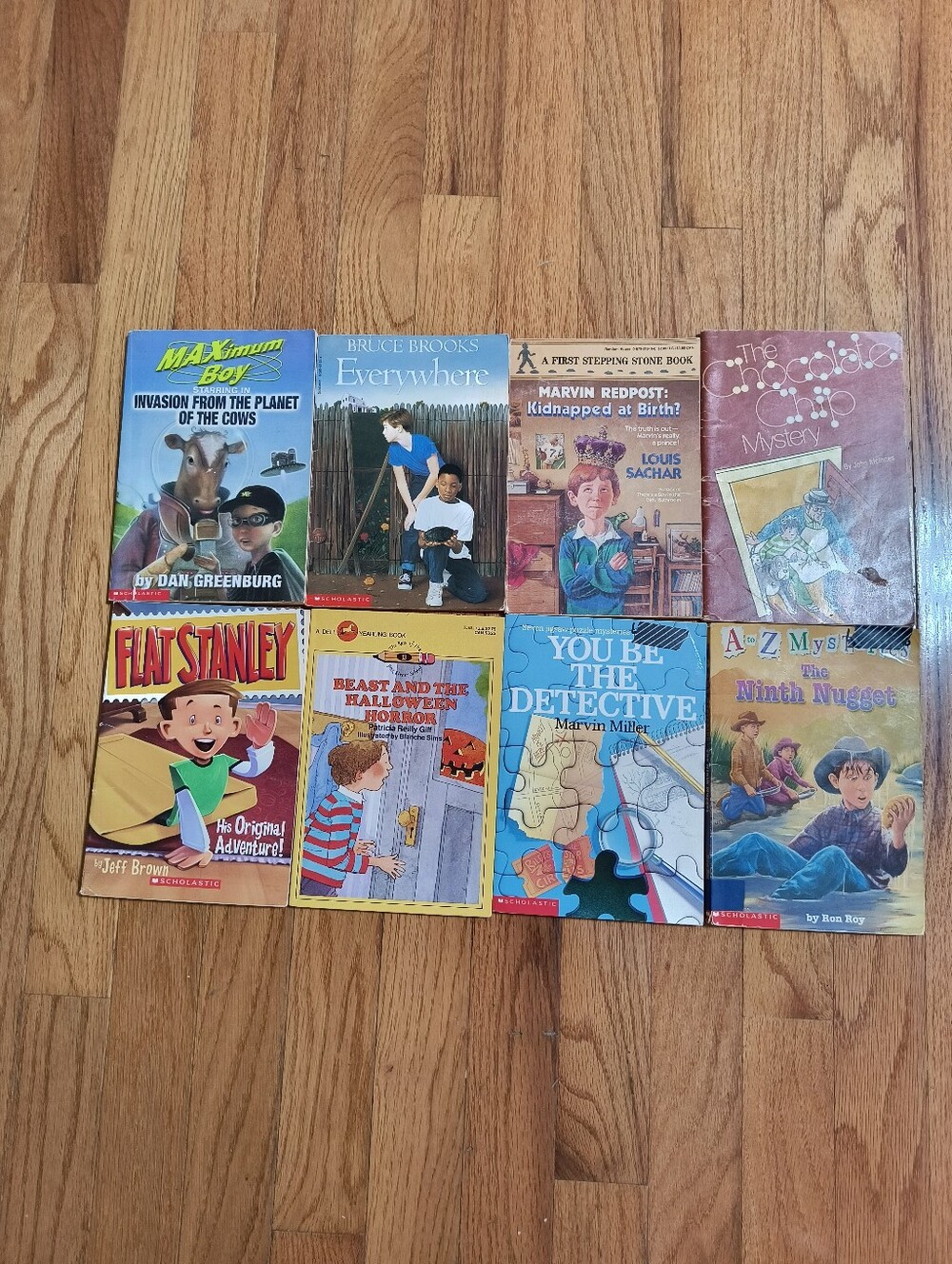 Bundle lot of 8 mystery adventure books for middle childhood readers
